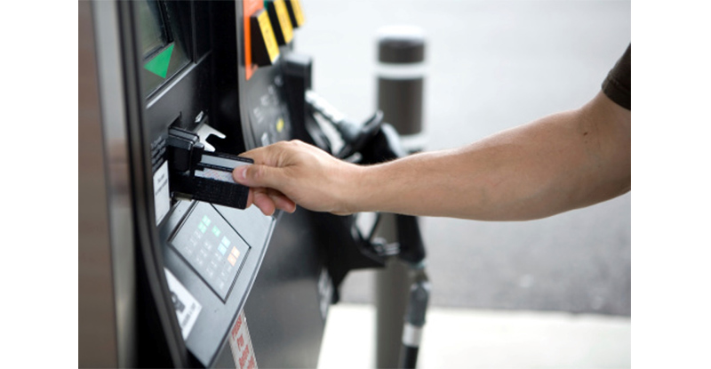 spend management at a gas station