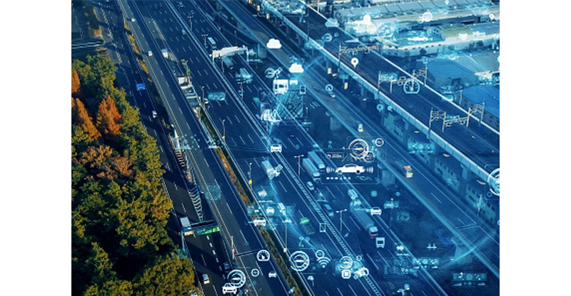 interactive image of a street